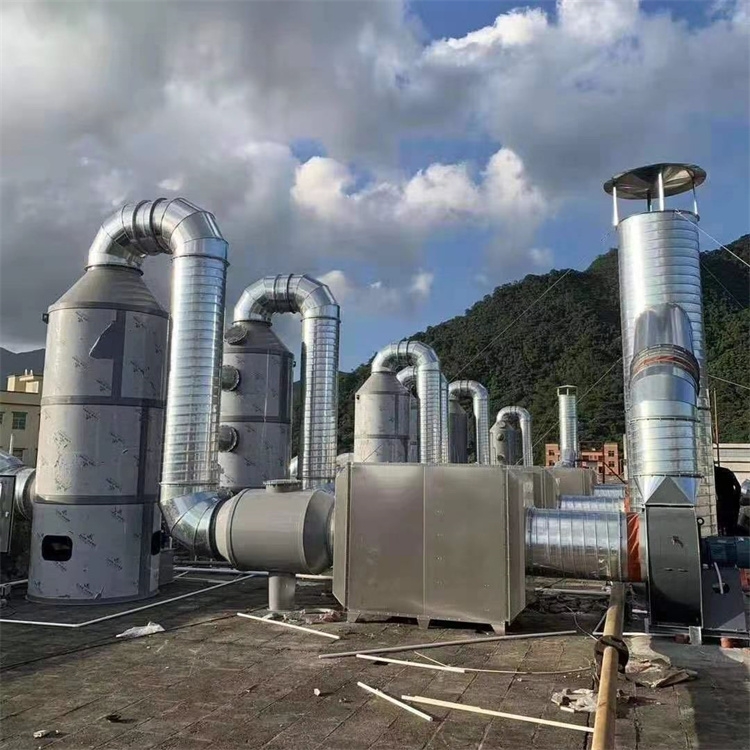 沙頭環(huán)保風管安裝公司承接 南園PP噴淋塔安裝 園嶺廢氣凈化噴淋塔